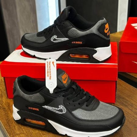 Muške patike Nike Air Max 90 – crno-siva, veličine 41–46