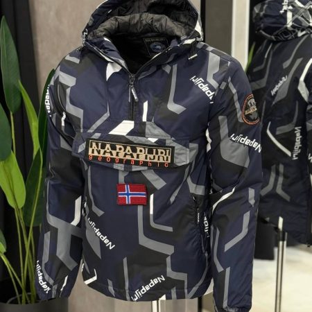 Muška zimska jakna Napapijri s uzorkom